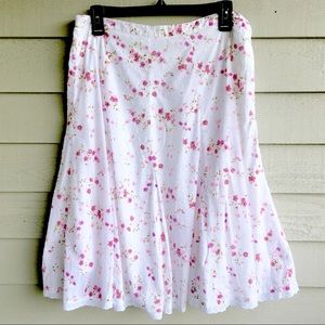 Dress Barn Floral Print Skirt